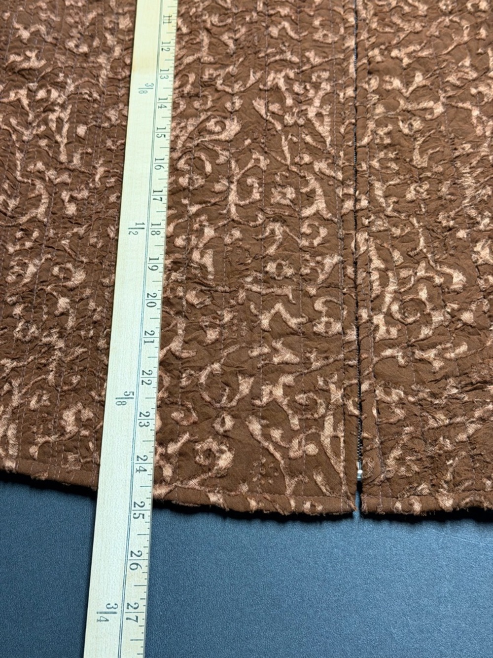 Coldwater Creek Metallic Bronze Textured Vest -medium - Picture 13 of 16